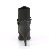 Vegano negro 10 cm DREAM-1022 botines de tobillo para travestis