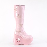 Vegano rosa 13 cm DYNAMITE-218 botas emo punk plataforma de cuas