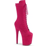 Vegano suede 20 cm FLAMINGO-1050FS botas plataforma exotic pole dance en pink