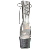 Vinilo piedra cristal 18 cm BEJEWELED-1018D7 botines mujer con plataforma