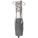 Vinilo piedra cristal 18 cm BEJEWELED-1018D7 botines mujer con plataforma