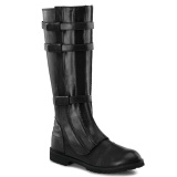 WALKER-130 negro botas de capitn cosplay halloween botas de hombre