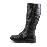 WALKER-130 negro botas de capitn cosplay halloween botas de hombre