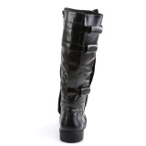 WALKER-130 negro botas de capitn cosplay halloween botas de hombre