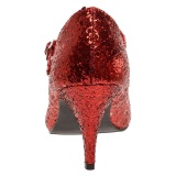 Zapato de saln mary jane glitter 8 cm DOROTHY zapatos de princesa cosplay