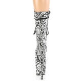 patrn de serpiente 20 cm FLAMINGO-1050SP exotic botines de pole dance